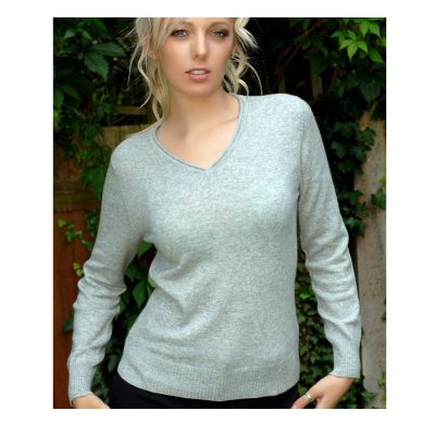 Vee Neck Fitted Jumper